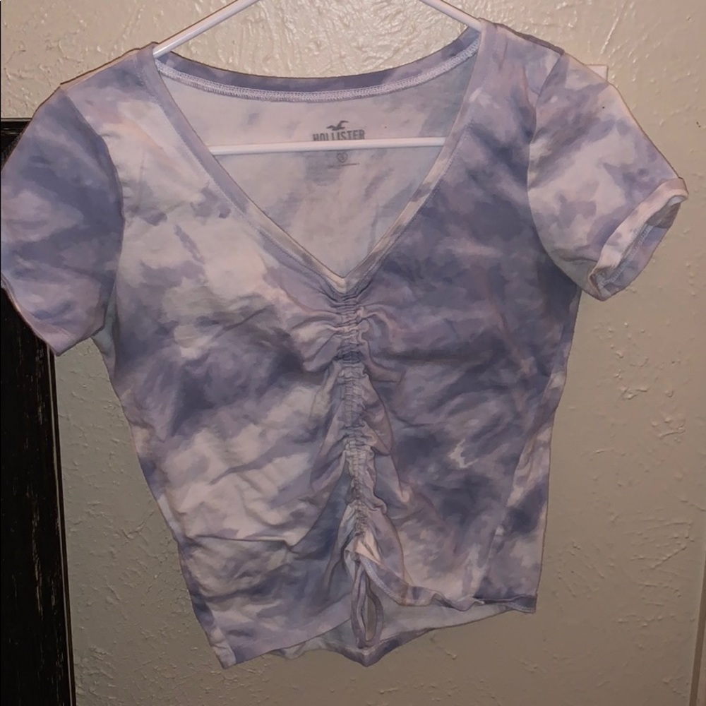 HOLLISTER tye dye crop top